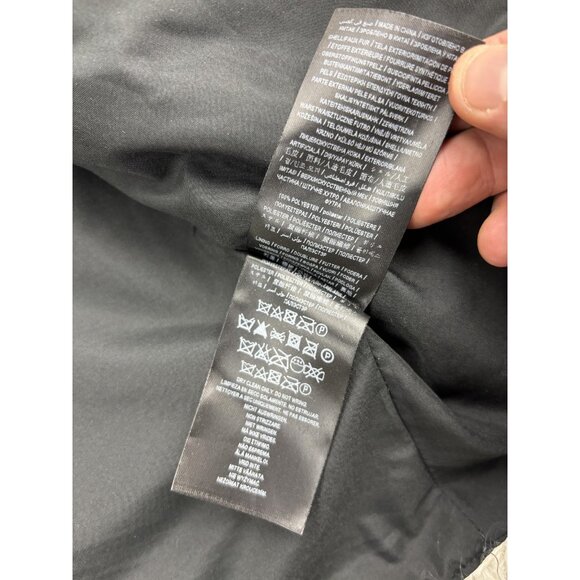 Guess Vest Womens Small White Gray Faux Fur Ombre Long Shaggy Sleeveless Lined - Picture 6 of 7